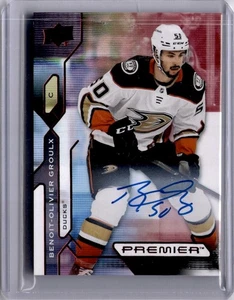 Benoit-Olivier Groulx Premier Rookie Auto #135 2021-22 Upper Deck Premier RC - Picture 1 of 2
