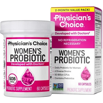 Physician's Choice Probióticos - Equilibrio de PH, Digestivo, UT, Salud Femenina 60 CT Foto 1 de 4