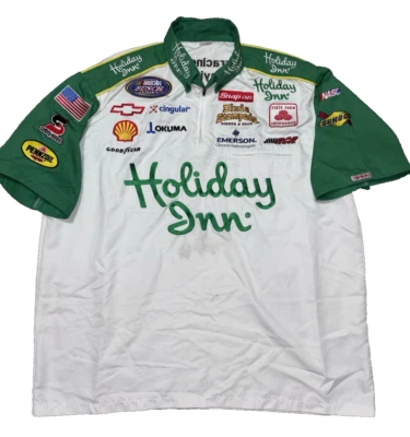 Camisa De Colección Jeff Burton Nascar Busch Series Pit Crew Holiday Inn RCR Chevy Foto 1 de 4