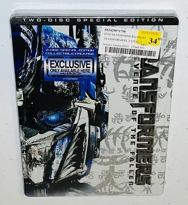 TRANSFORMERS REVENGE OF THE FALLEN STEELBOOK BLU-RAY !!! - Image 1 of 2