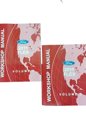 Ford Flex 2011 manuales de taller volumen 1 y 2 Foto 1 de 3