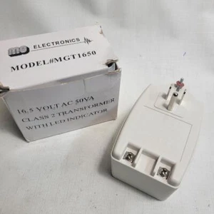 Doorbell / control transformer 120v / 16.5v 50 VA Model MGT1650 MG Electronics - Picture 1 of 1