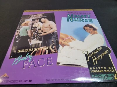 BABY FACE/NIGHT NURSE  FORBIDDEN HOLLYWOOD DOUBLE FEATURE   2 DISC LASERDISC - Image 1 of 4