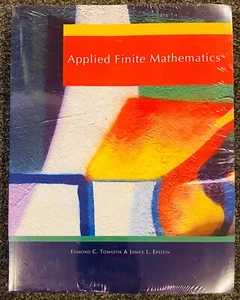 Brand New Applied Finite Mathematics Tomastik & Epstein Sealed - Picture 1 of 3
