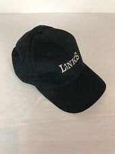 Port & Company LINKS Golf Cap Hat Black Adjustable One Size 100% Cotton