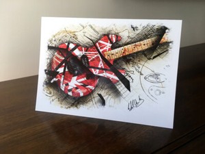 Eddie Van Halen “Eddie's Guitar” (7"x5") Matte - Art Card 