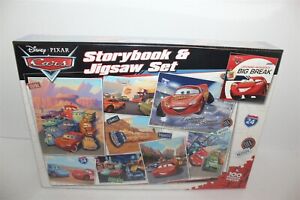 Disney Pixar Cars Storybook & Jigsaw Set XXL Jigsaw Puzzle 100 Brand New 2021