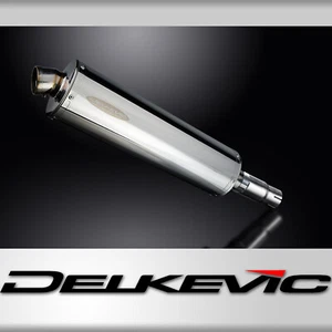 Kymco Xciting 400i 2014-2017 Slip On 18" Oval Stainless Exhaust Muffler Kit - Picture 1 of 5