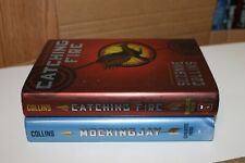 HUNGER GAMES 2 HARDCOVER BOOKS CATCHING FIRE MOCKINGJAY SUZANNE COLLINS 
