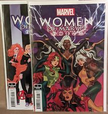 Women of Marvel vol 4 #1 cover C VF/NM + cover D FN 2023