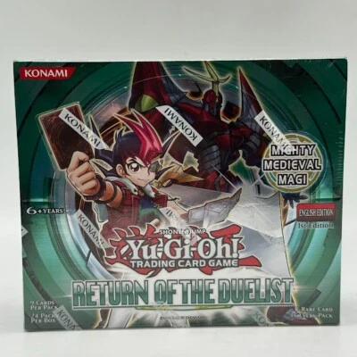 Yugioh Return of the Duelist 1st Edition Booster Box Factory Sealed English - Image 1 of 3
