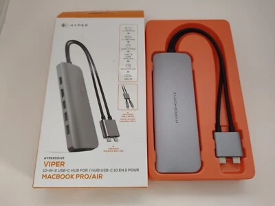 Hyper - HyperDrive Viper 10-in-2 USB-C Type-C Hub Dock -  For (MacBook Pro/Air) - Image 1 of 3