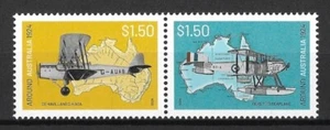 Australien (2024) postfrisch/100 Jahre Flüge rund um Australien - Picture 1 of 1