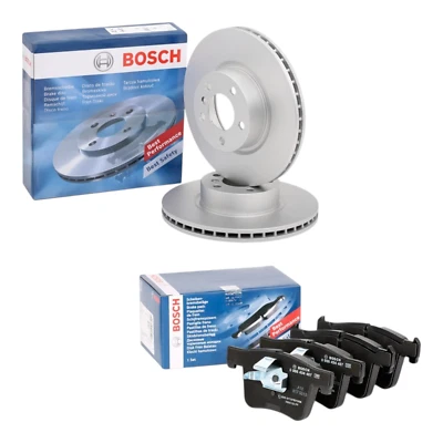 BOSCH Set Freins Avant pour BMW X3 (F25) BMW X4 (F26) - Disques + Plaquettes - Photo 1/4