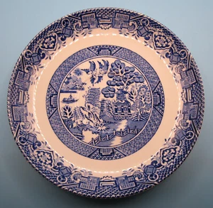Vintage Wood Ware Blue Willow Enoch Ralph Saucer Plate England 5.5 inch - Bild 1 von 5