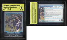 2004 Bowman Chrome Darrion Scott #178 BAS Certified BAS Encased Auto Rookie RC