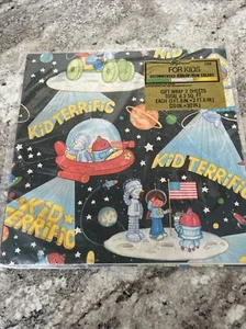 1976 Vintage Kid Terrific Lunar Space Moon Robot Boy Gift Wrap Paper American - Picture 1 of 2