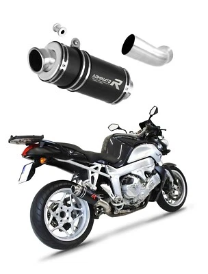 K1200R 2005 - 2009 Exhaust Silencer Muffler GP1 BLACK DOMINATOR - Image 1 of 4