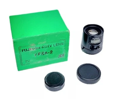 FUJINON YF8A-2, Medium Angle 8mm f/1.2 CCTV Lens with Manual Iris and Focus - Image 1 of 3