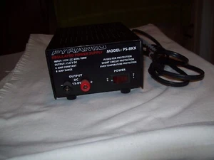 Pyramid PS-8KX Regulated Power Supply Benchtop 13.8V 6A 100W fused protection - Zdjęcie 1 z 7