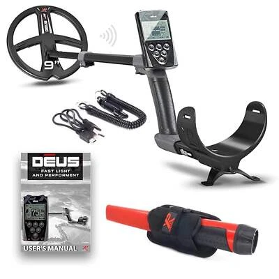 XP DEUS RC Metal Detector - Wireless Waterproof Metal Detector With 9" Search Co - Image 1 of 4