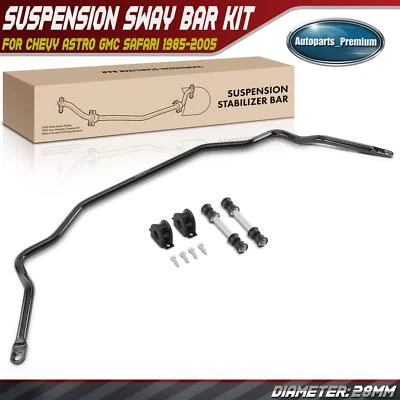 Barra estabilizadora de suspensión delantera con kit de buje para Chevrolet Astro GMC Safari 1985-2005 Foto 1 de 4