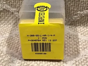 HAM-LET H-300-SS-L-NR-1/4-M 1/4” needle valve stainless steel new/old stock - Picture 1 of 1