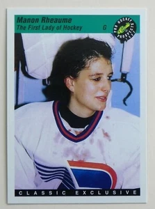 MANON RHEAUME 1993 CLASSIC First Lady of Hockey Card #2 _ SMOKE-FREE - Picture 1 of 2