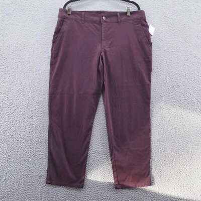 The North Face Womens Motion XD Ankle Chino Pants 14 Red Mid Rise Stretch Cotton - Image 1 of 4