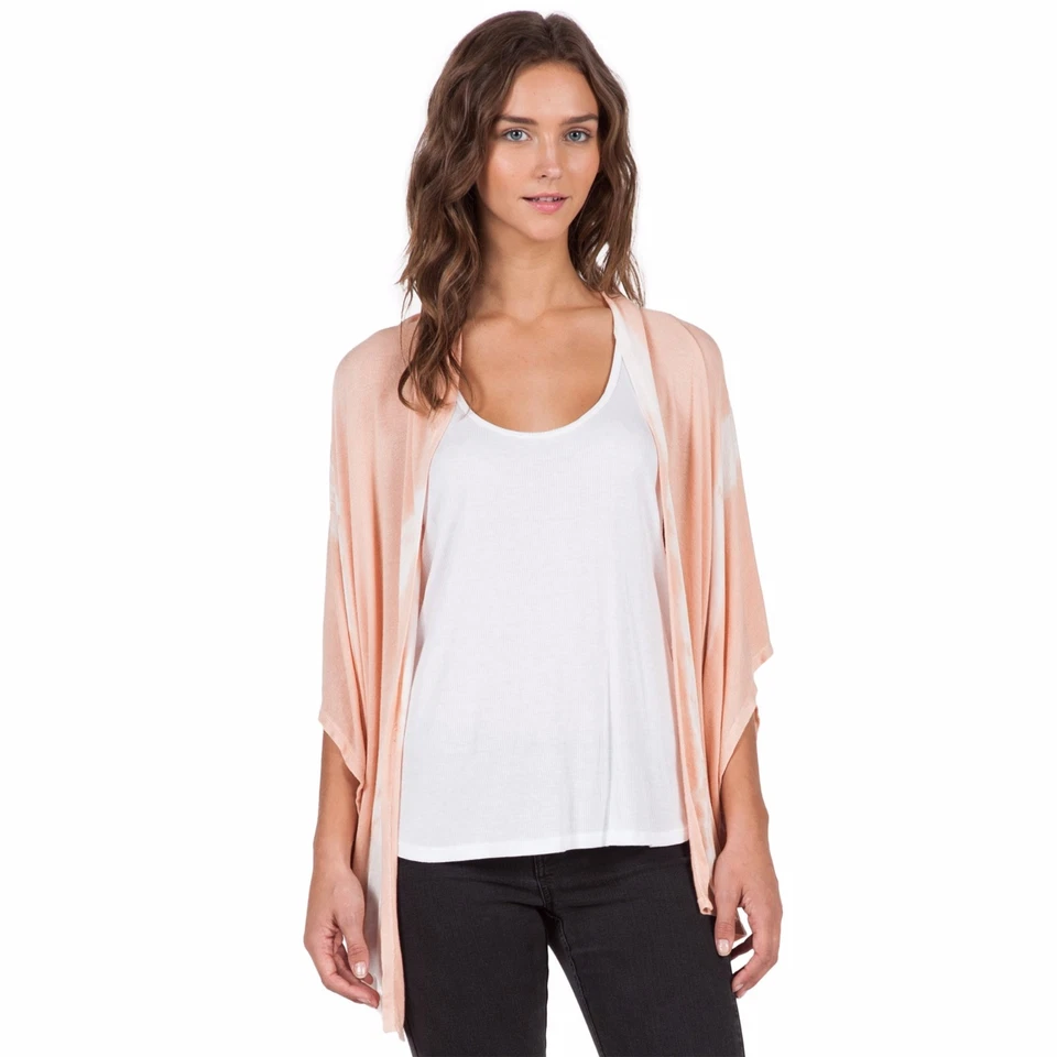 NWOT WOMENS VOLCOM HIGHEST HIGHS WRAP $55 CARDIGAN most sand sweater - Image 1 of 1