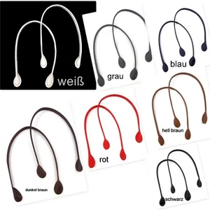  1 Paar Taschengriffe, Kunstleder, Taschenbügel, Griff, Henkel,  60 cm  - Bild 1 von 8