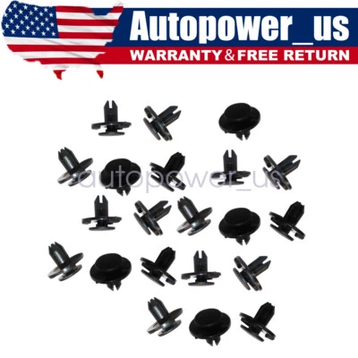 New 20x Rocker Fender Liner Moulding Clip Suitable for Nissan 01553-05933 US - Image 1 of 4