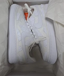 Size 10 - Nike Billie Eilish x Air Force 1 Low Triple White - Picture 1 of 7