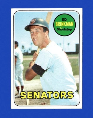 1969 Topps Set-Break #153 Ed Brinkman como nuevo *GMCARDS* Foto 1 de 2