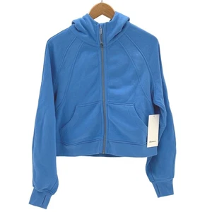 Lululemon Scuba Hoodie Oversized Full Zip  Women Size XS/ Small Blue Pool New - Picture 1 of 13