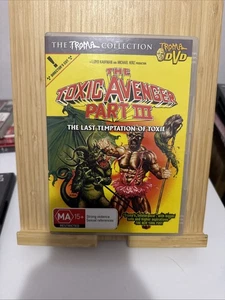 The Toxic Avenger Part III the Last Temptation of Toxie (DVD, 1989) Region All - Picture 1 of 3
