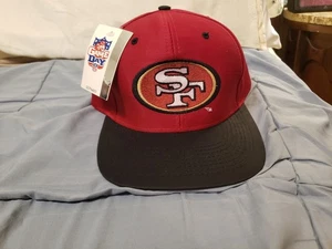 De colección Gorra Gorra San Francisco 49ers Snapback LOGO 7 NFL Logo Día del Juego Fútbol Nuevo con Etiquetas - Imagen 1 de 8