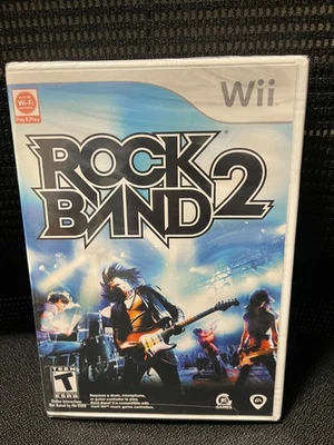 Rock Band 2 (Nintendo Wii, 2008) Sealed Rockband Game - Image 1 of 3