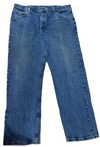 Wrangler Relaxed Fit Denim Jeans Men's Sz 38x30 Blue Casual Pants 1097FXVMD  P14 - Picture 1 of 9