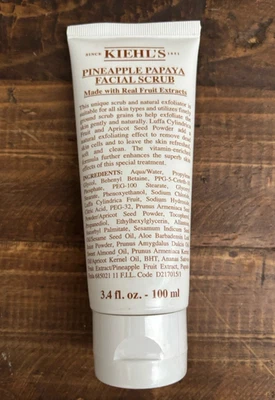 Kiehl's Pineapple Papaya Facial Scrub 3.4oz / 100ml Sealed - Image 1 of 2