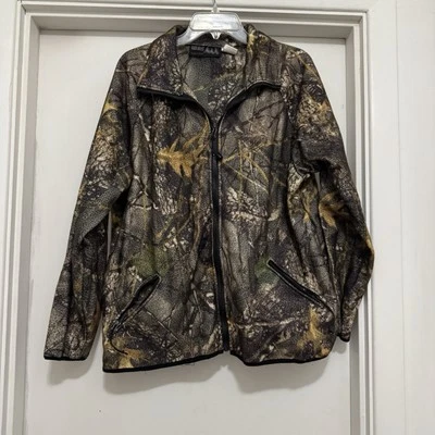 WFS Element Gear Men’s Fleece Camouflage Full Zip Size Large - Image 1 of 4