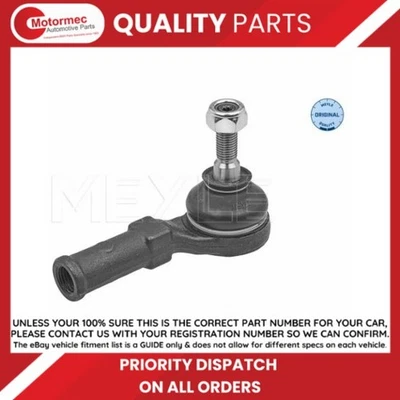 Extremo de varilla delantero derecho MEYLE se adapta a RENAULT Megane Mk1 Kangoo Clio Mk2 Foto 1 de 4