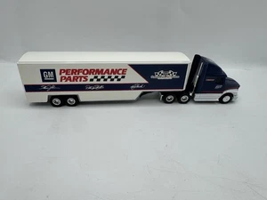 Ertl 1/64 WhiteGMC Cab & Trailer GM Performance Parts Diecast Truck 2835 mit Box - Bild 1 von 21