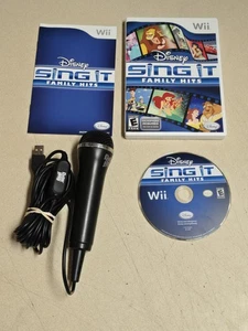 Disney Sing It Family Hits * Nintendo Wii * mit Mikrofon * Versand am selben Tag! - Bild 1 von 3