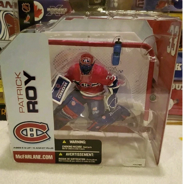 Camiseta McFarlane NHL Patrick Roy Serie 5 Variante Roja Montreal Canadians RARA Foto 1 de 1