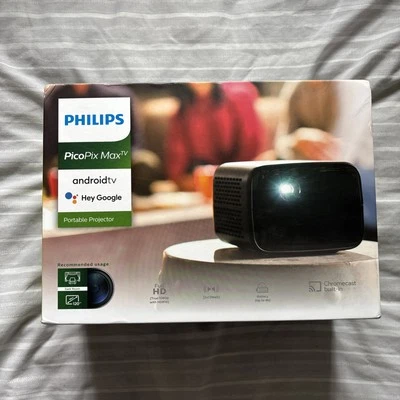 Philips PICOPIX MAX TV PPX720 FHD 1080p LED Portable ANDROID PPX620 UPGRADE - Image 1 of 4
