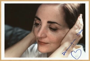 Dominique Blanc - Actrice française - Belle grande photo signée - Bruxelles 2008 - Picture 1 of 1