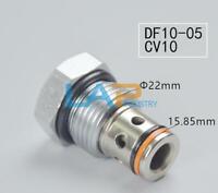 Details about   1PC DF08-02CV08 hydraulic cartridge valve check valve power unit