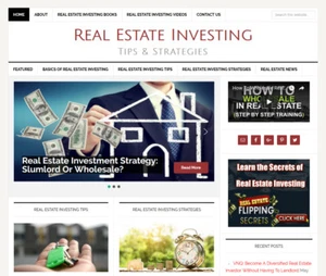 * REAL ESTATE INVESTING * affiliate website business for sale AUTOMATIC CONTENT! - Picture 1 of 5