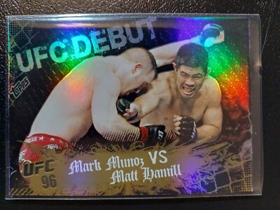 Mark Munoz vs Matt Hamill #120 2010 UFC Main Event Thick Gold Parallel - Image 1 of 2